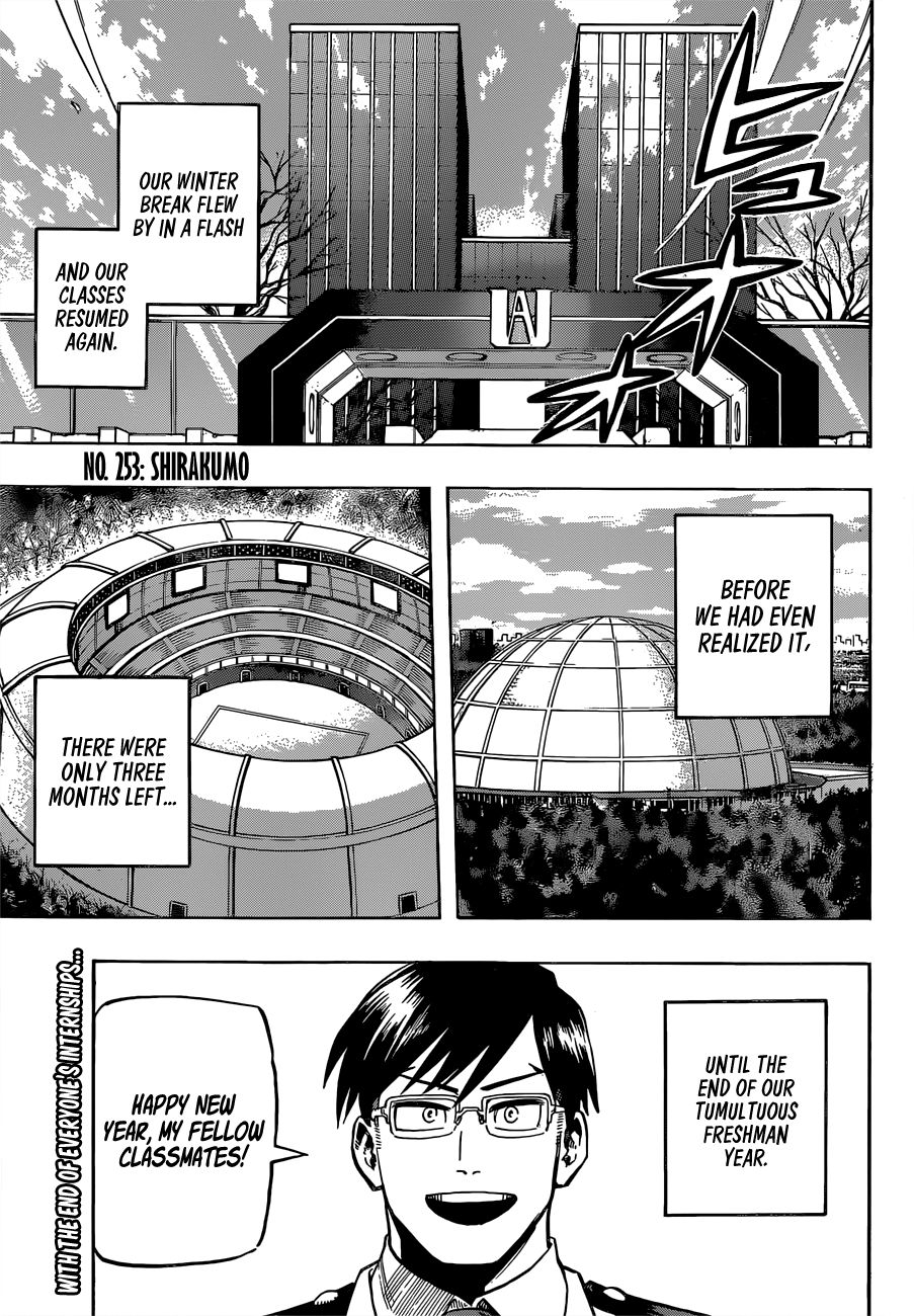 Boku No Hero Academia Chapter 253 page 3 - 