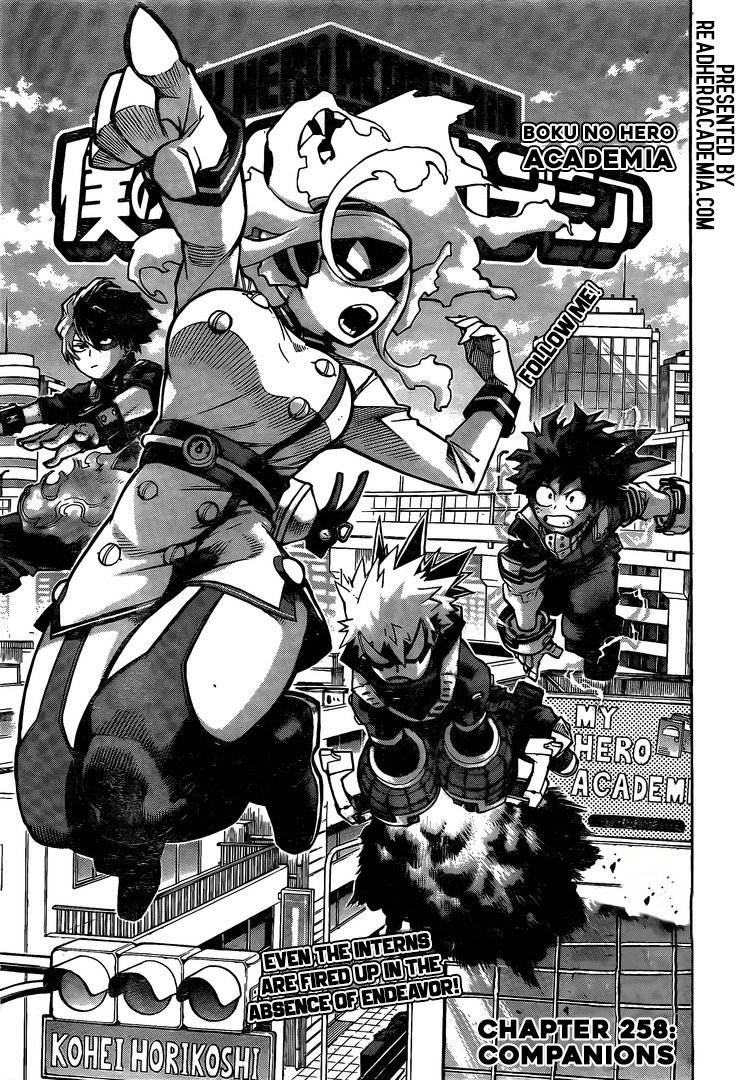 Boku No Hero Academia Chapter 258 page 1 - 