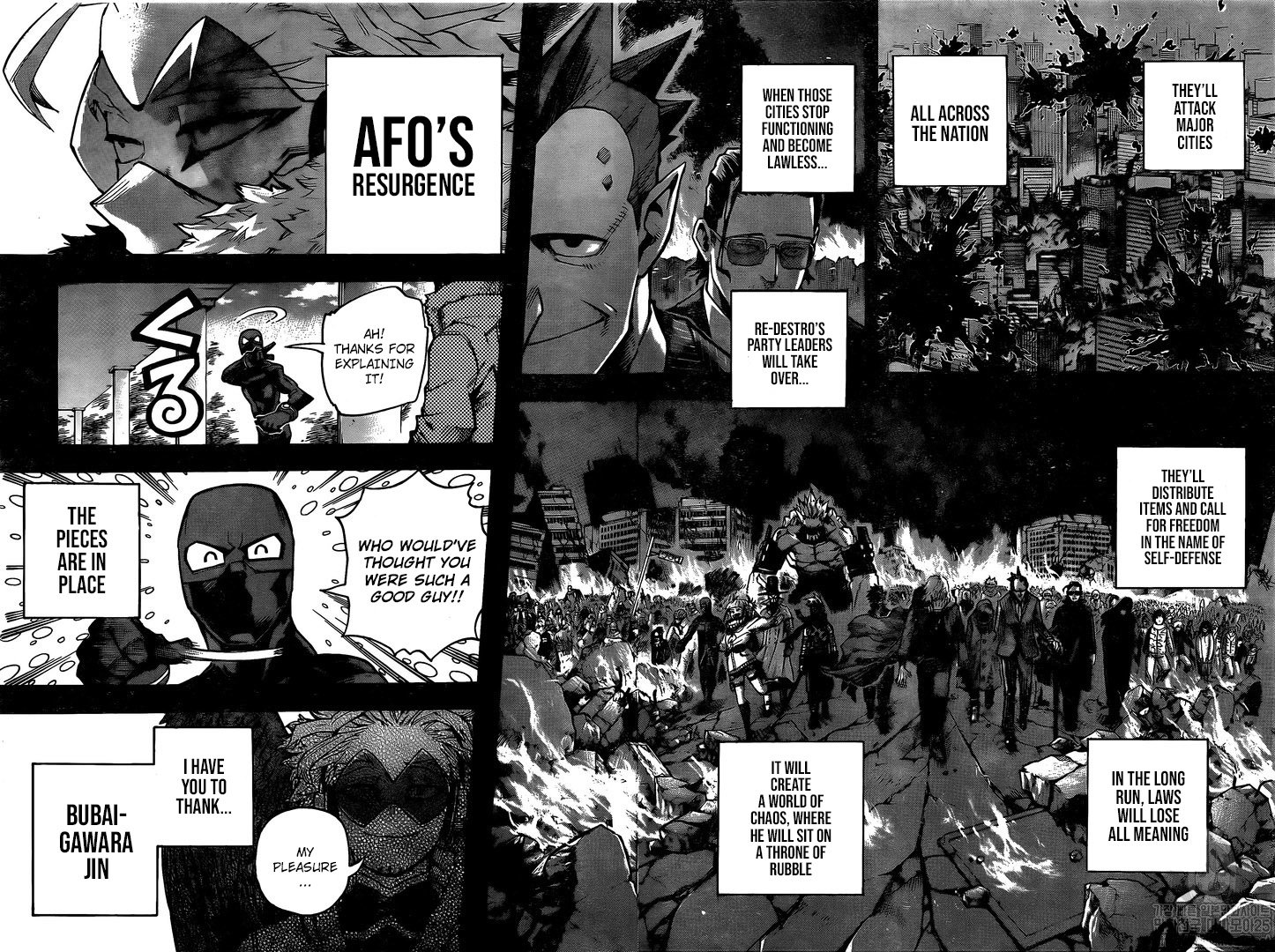 Boku No Hero Academia Chapter 258 page 8 - 