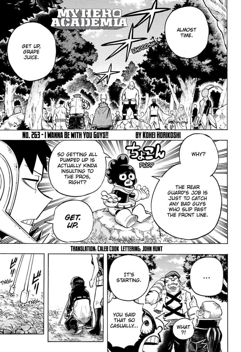 Boku No Hero Academia Chapter 263 page 1 - 