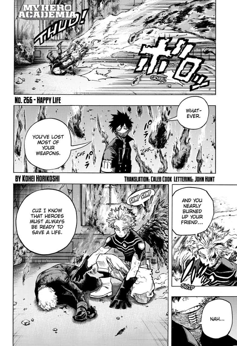 Boku No Hero Academia Chapter 266 page 2 - 