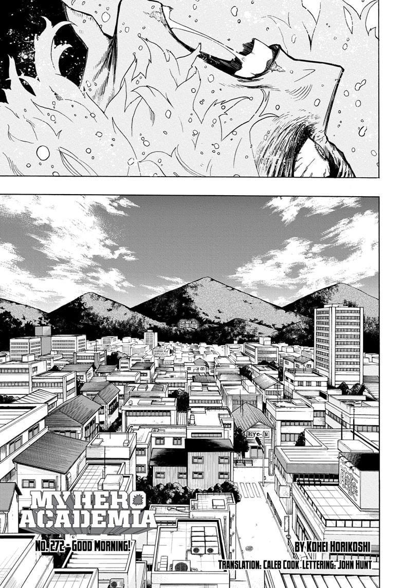 Boku No Hero Academia Chapter 272 page 1 - 