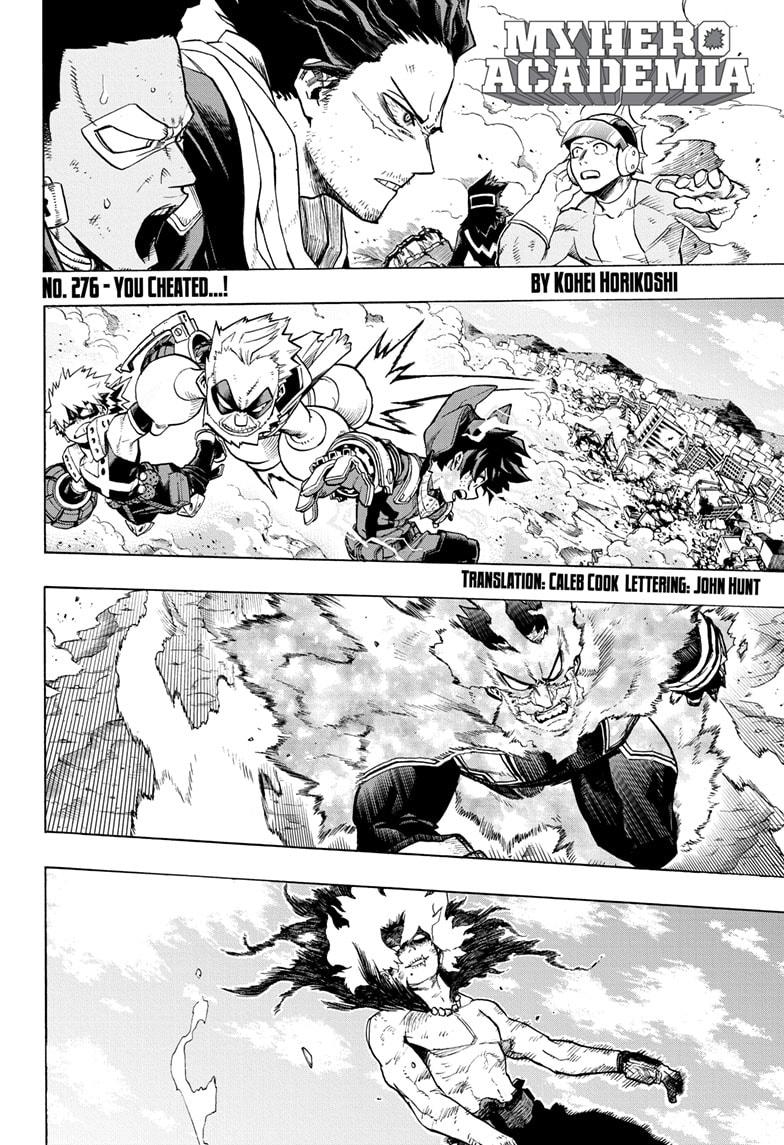 Boku No Hero Academia Chapter 276 page 4 - 