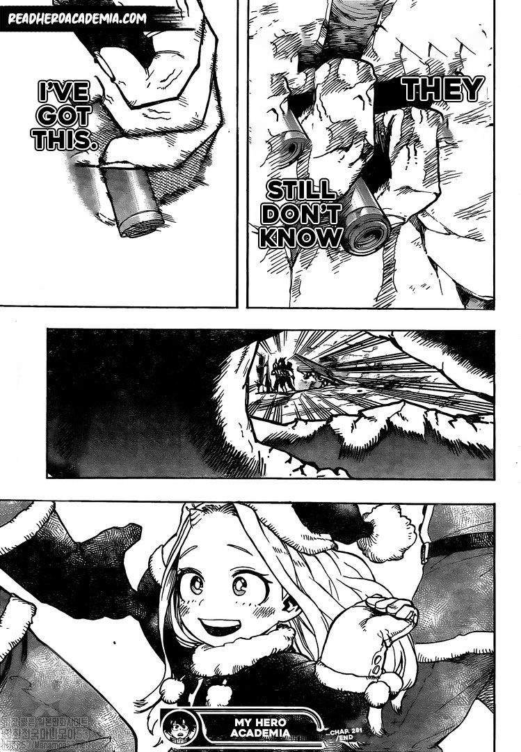 Boku No Hero Academia Chapter 281 page 19 - 