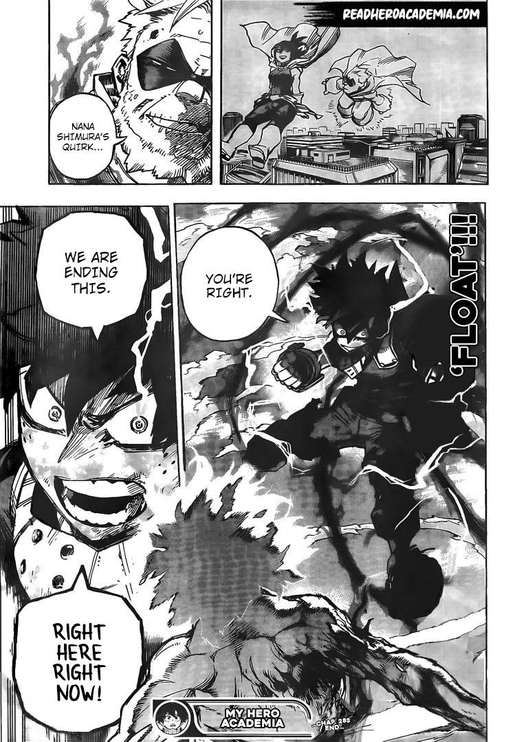 Boku No Hero Academia Chapter 283 page 17 - 