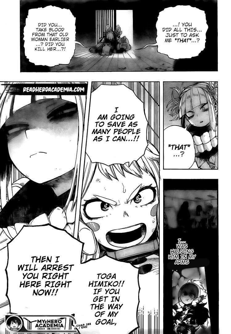 Boku No Hero Academia Chapter 288 page 17 - 