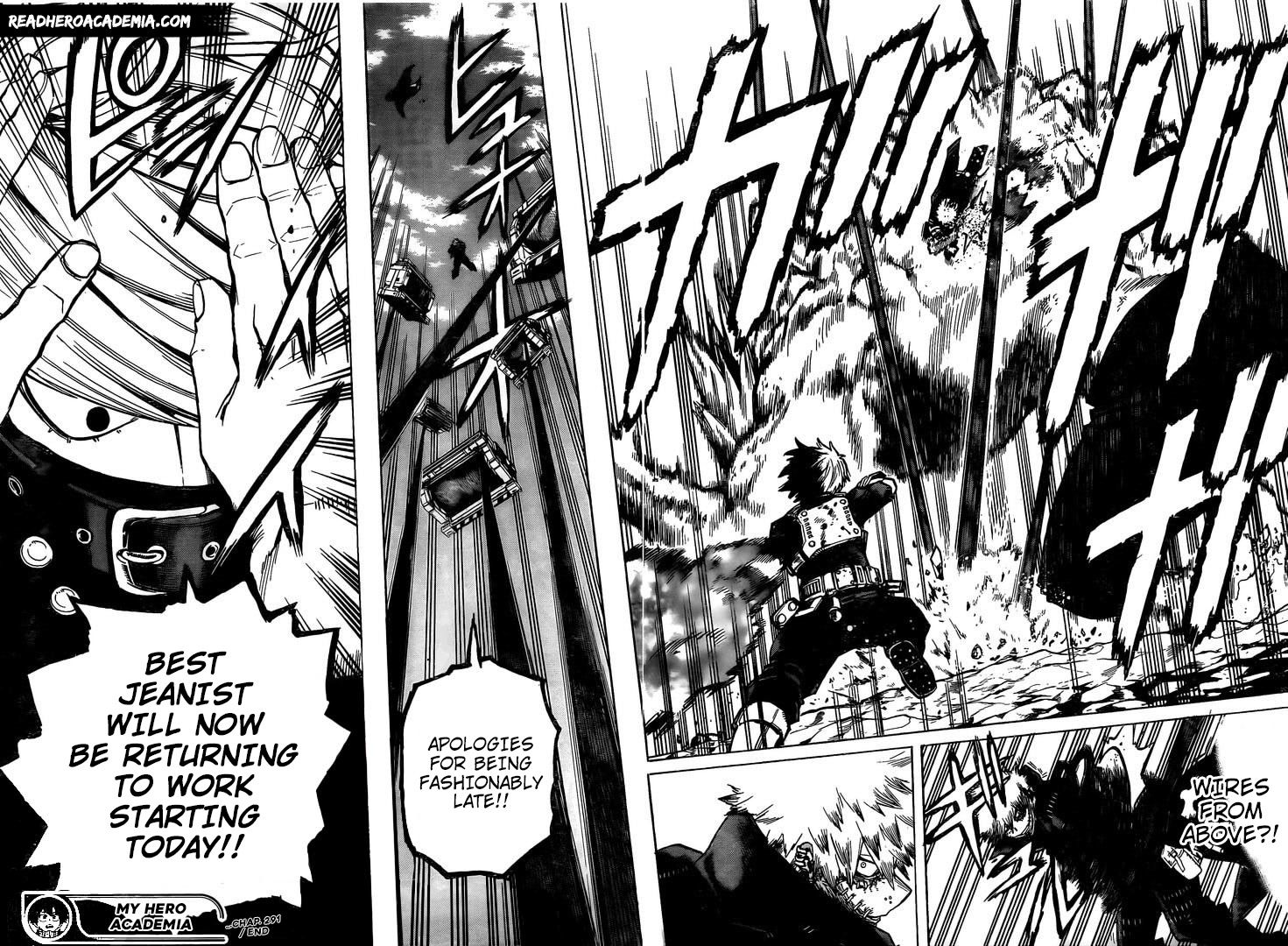 Boku No Hero Academia Chapter 291 page 14 - 