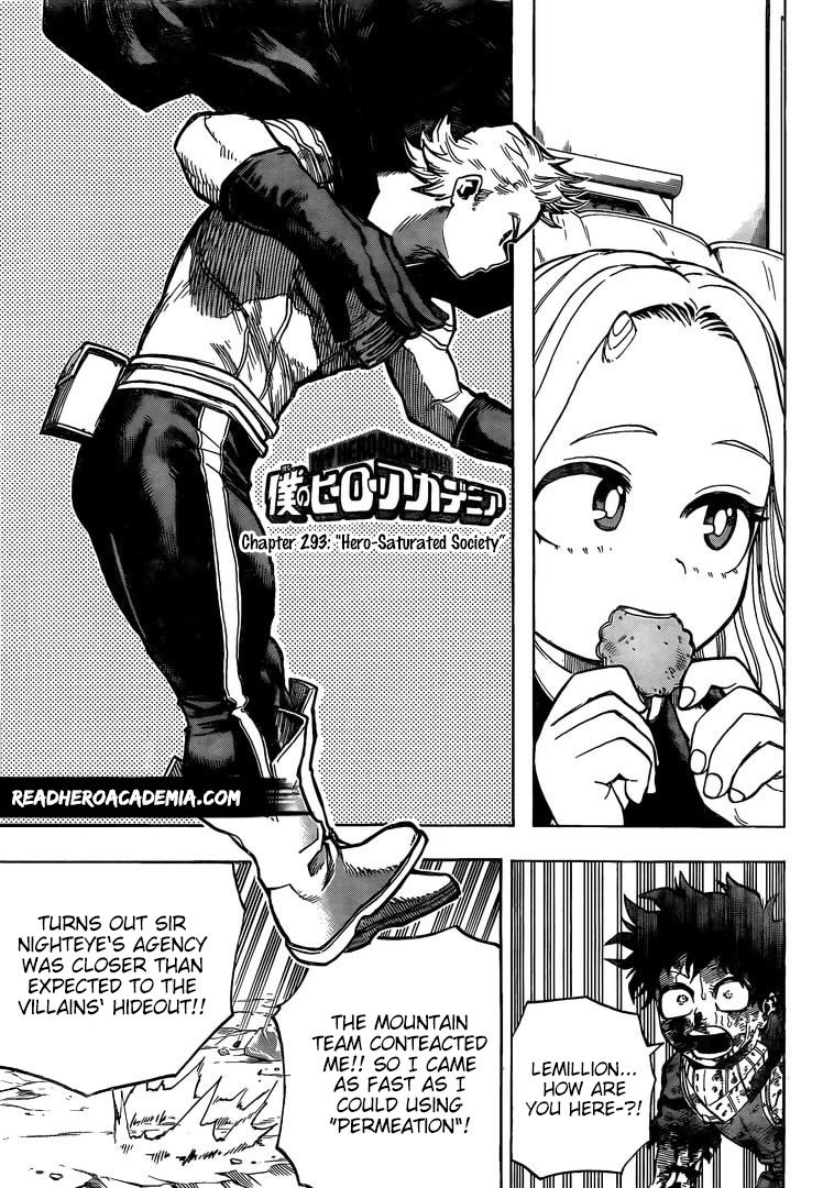 Boku No Hero Academia Chapter 293 page 2 - 