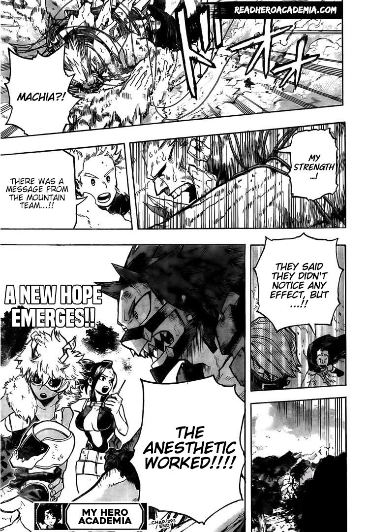 Boku No Hero Academia Chapter 293 page 17 - 