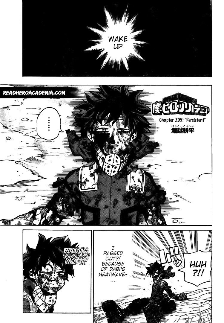 Boku No Hero Academia Chapter 295 page 1 - 