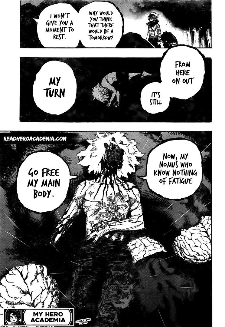 Boku No Hero Academia Chapter 296 page 18 - 