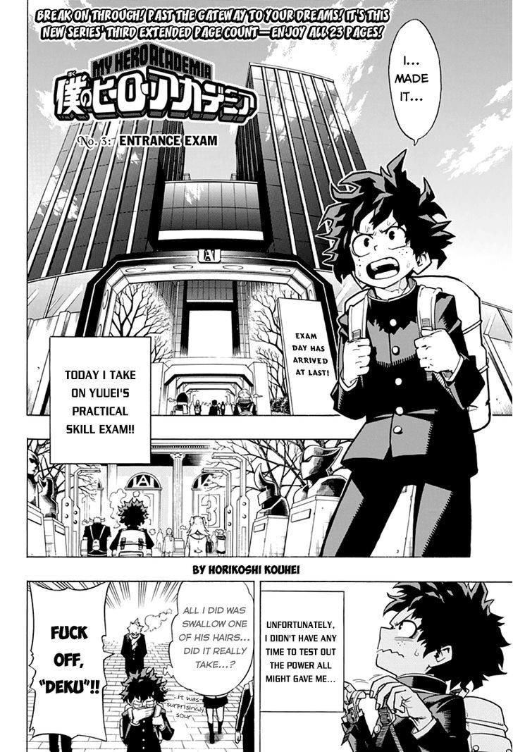 Boku No Hero Academia Chapter 3 page 4 - 