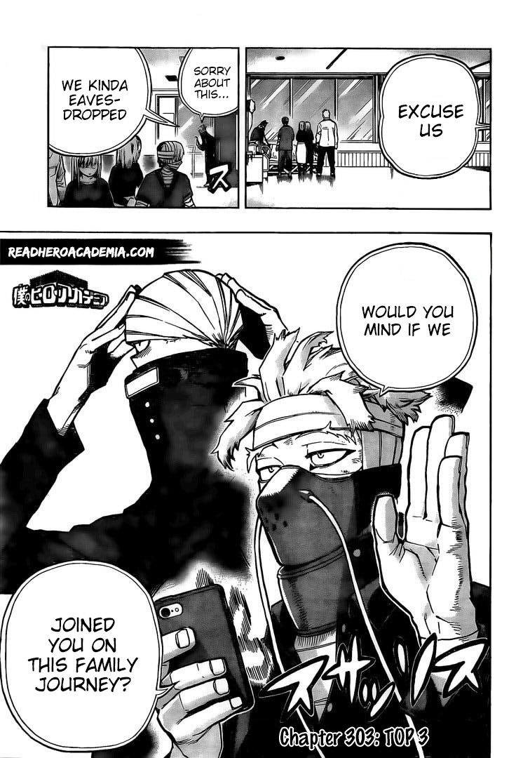 Boku No Hero Academia Chapter 303 page 1 - 