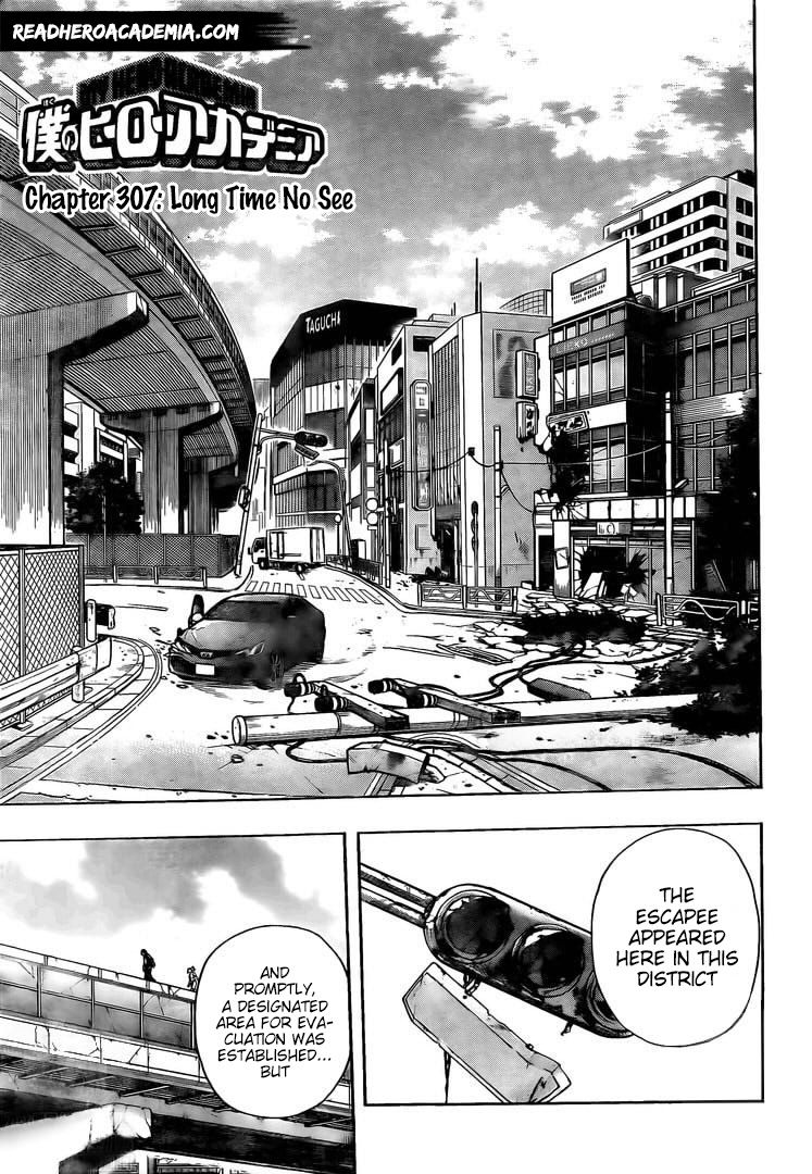Boku No Hero Academia Chapter 307 page 1 - 