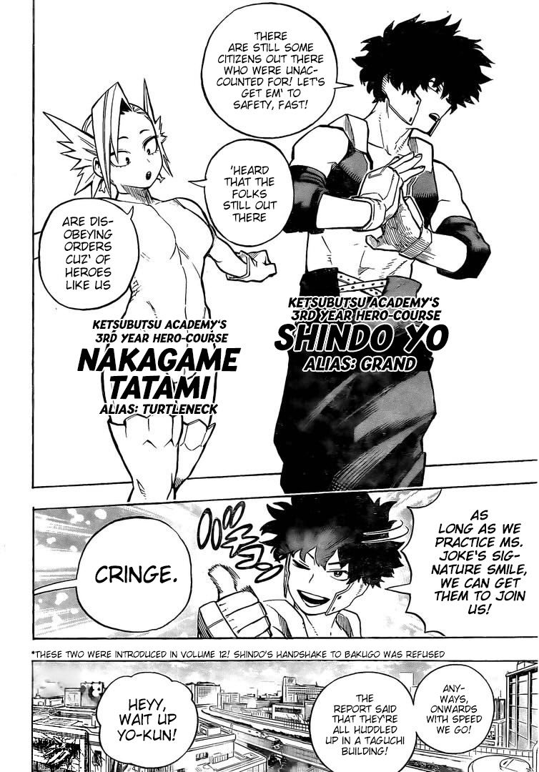 Boku No Hero Academia Chapter 307 page 2 - 
