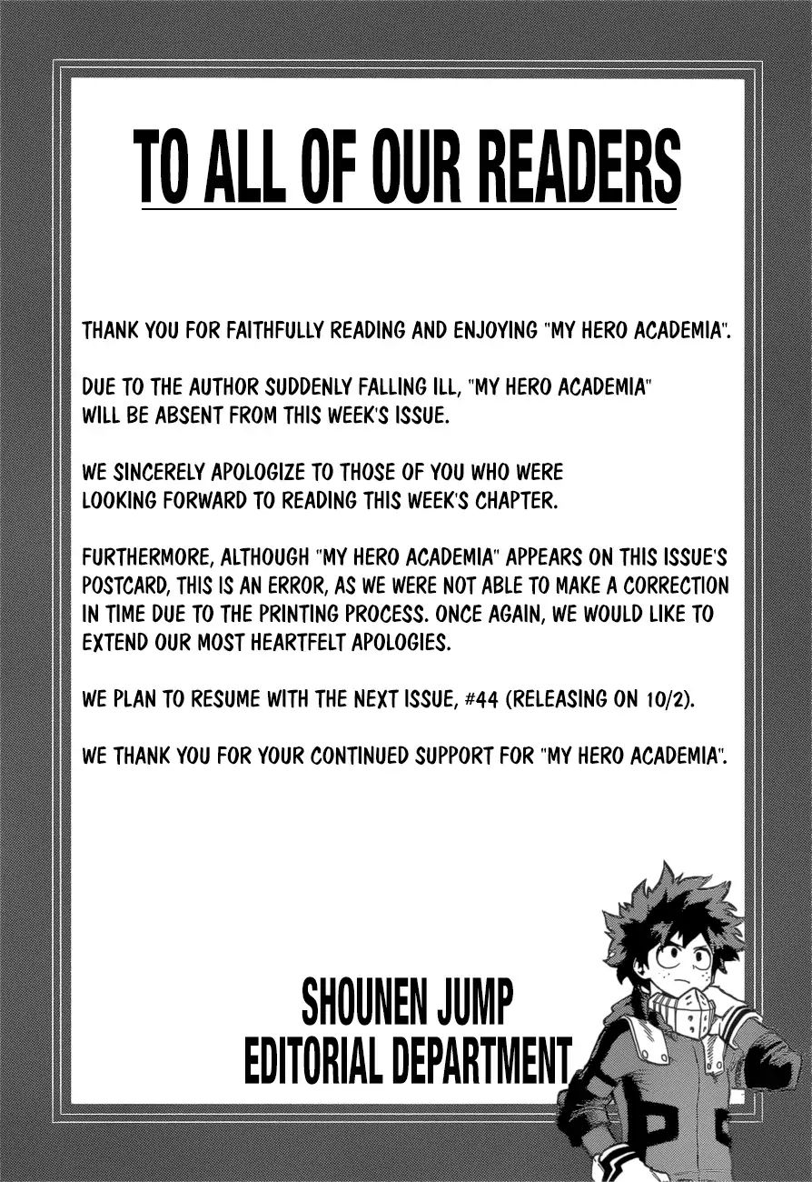 Boku No Hero Academia Chapter 309.1 page 1 - 