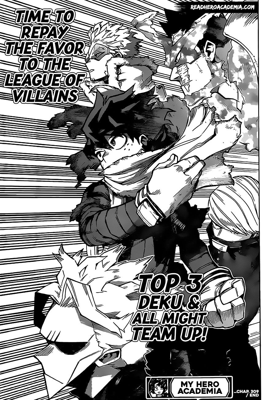Boku No Hero Academia Chapter 309 page 17 - 