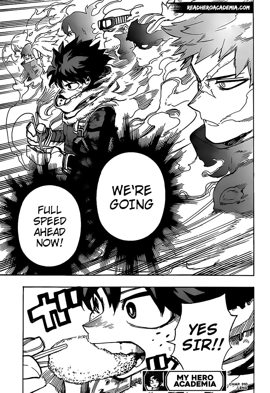 Boku No Hero Academia Chapter 310 page 18 - 