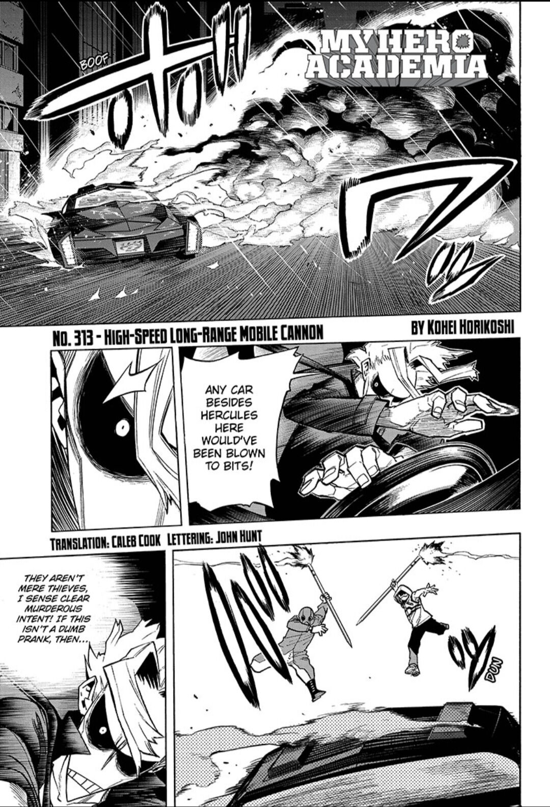 Boku No Hero Academia Chapter 313 page 1 - 