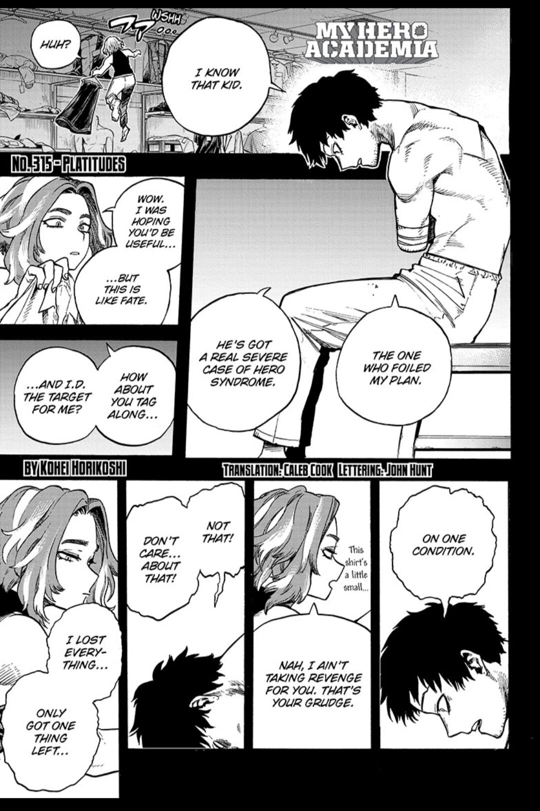 Boku No Hero Academia Chapter 315 page 1 - 
