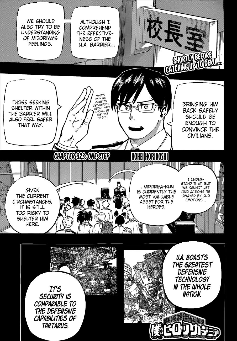 Boku No Hero Academia Chapter 323 page 1 - 