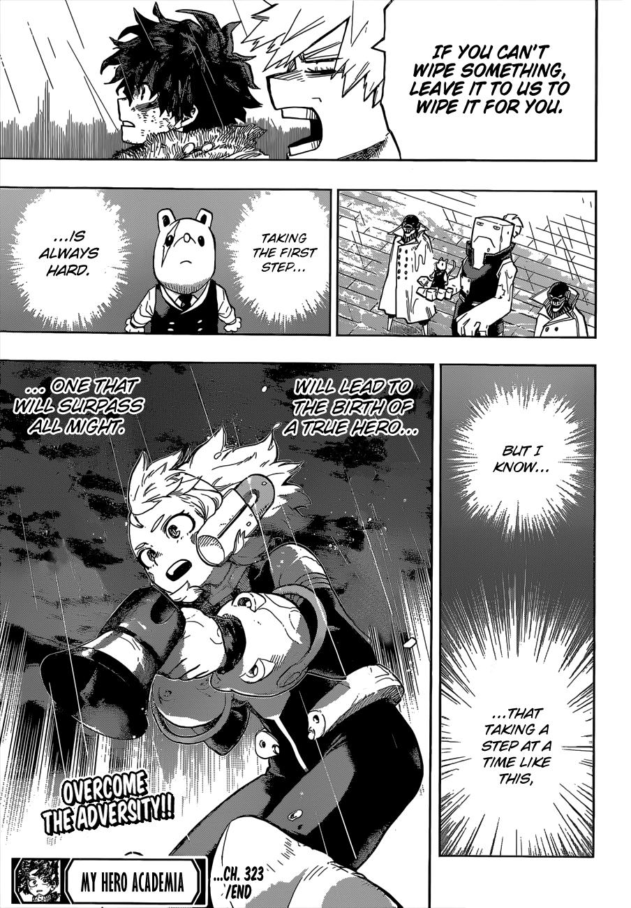 Boku No Hero Academia Chapter 323 page 18 - 
