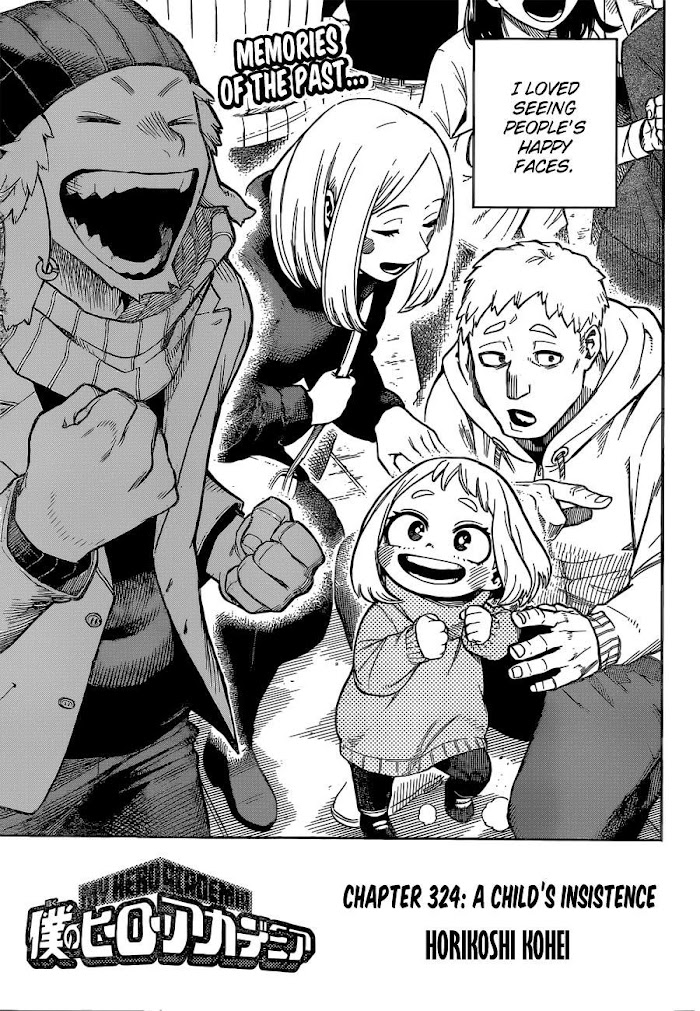 Boku No Hero Academia Chapter 324 page 1 - 
