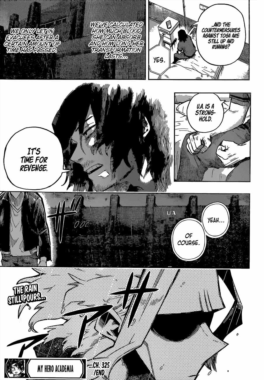 Boku No Hero Academia Chapter 325 page 17 - 