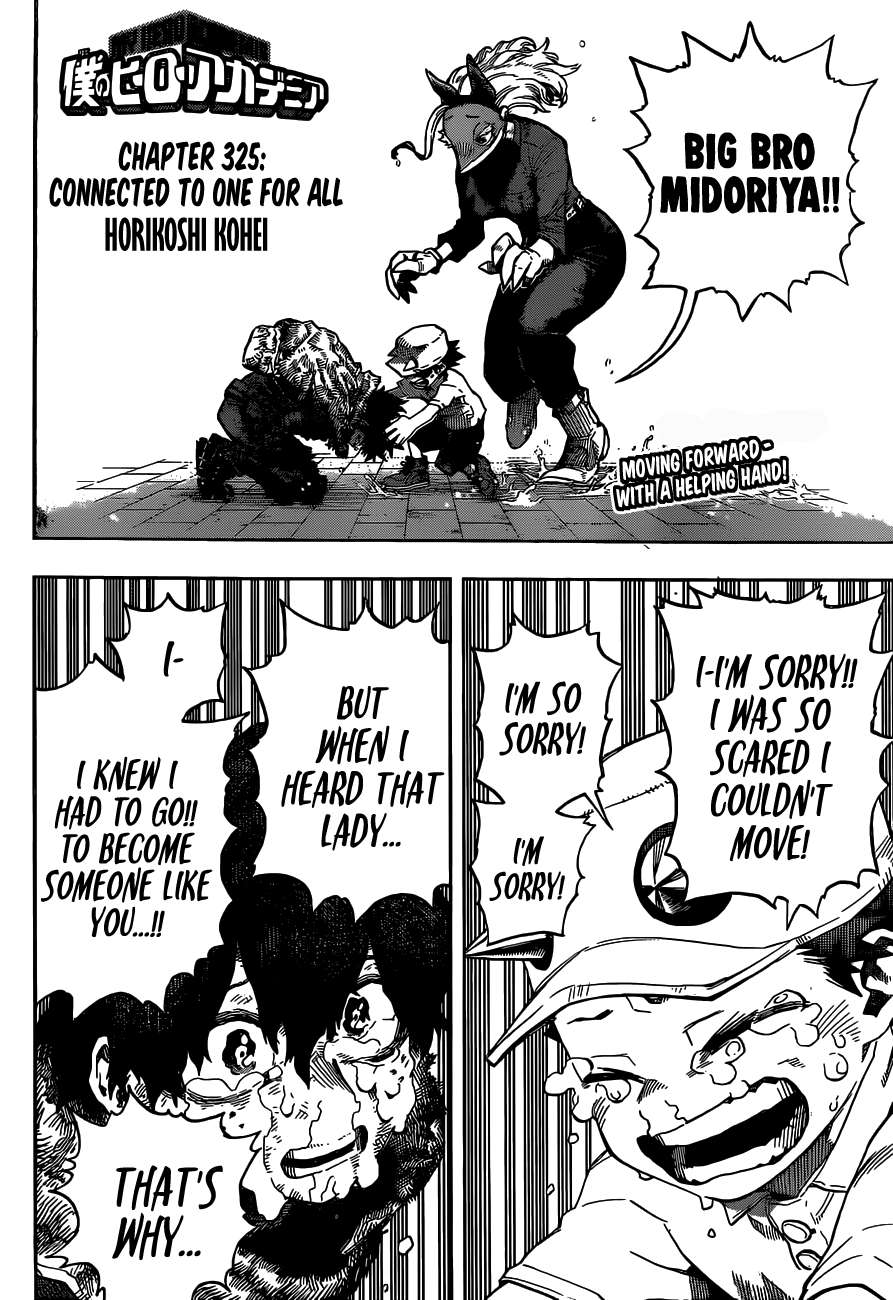 Boku No Hero Academia Chapter 325 page 3 - 