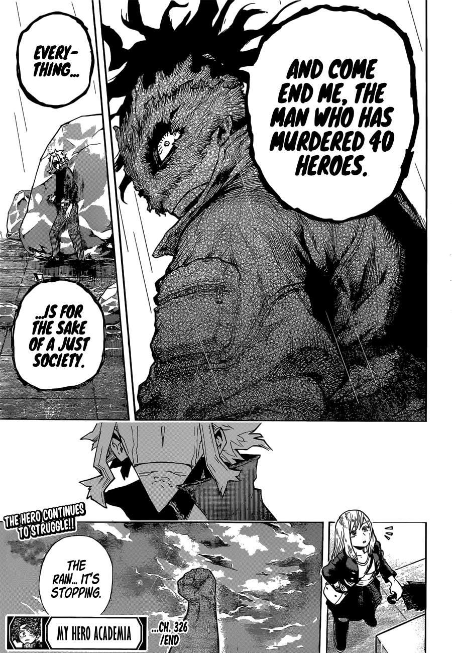 Boku No Hero Academia Chapter 326 page 16 - 