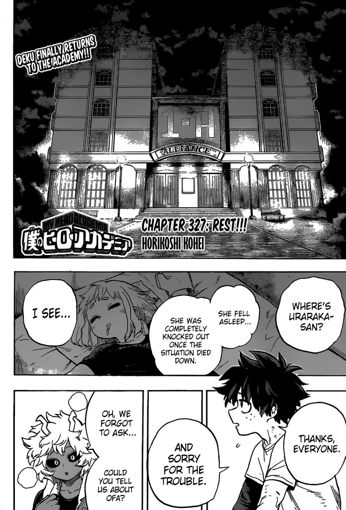 Boku No Hero Academia Chapter 327 page 5 - 