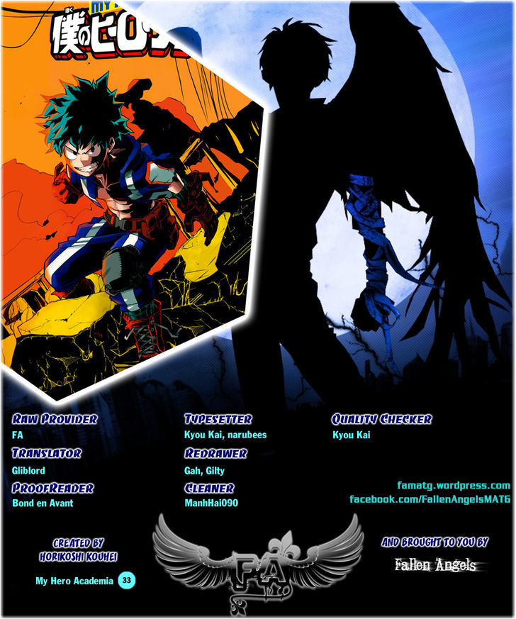 Boku No Hero Academia Chapter 33 page 1 - 