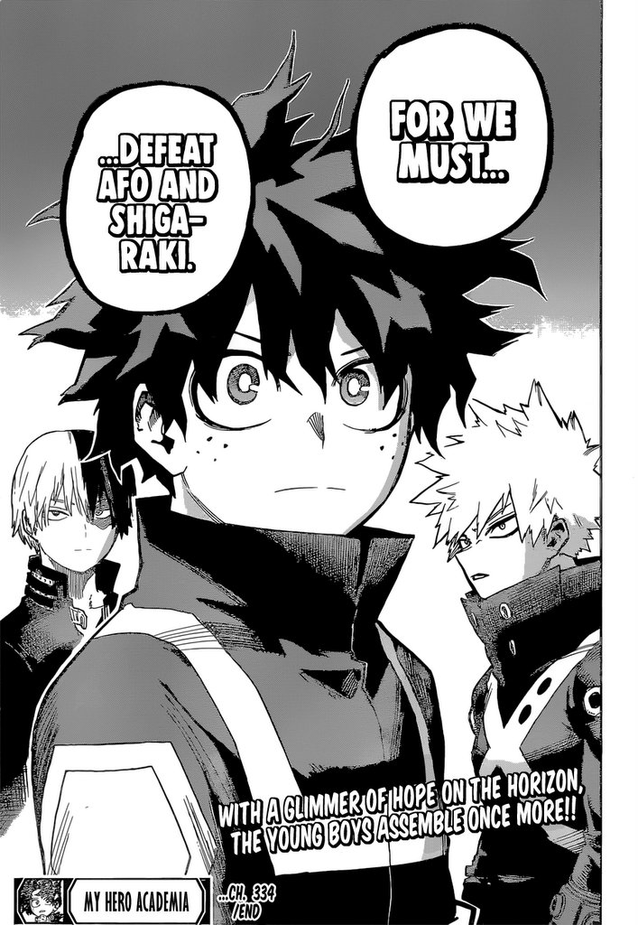 Boku No Hero Academia Chapter 334 page 16 - 