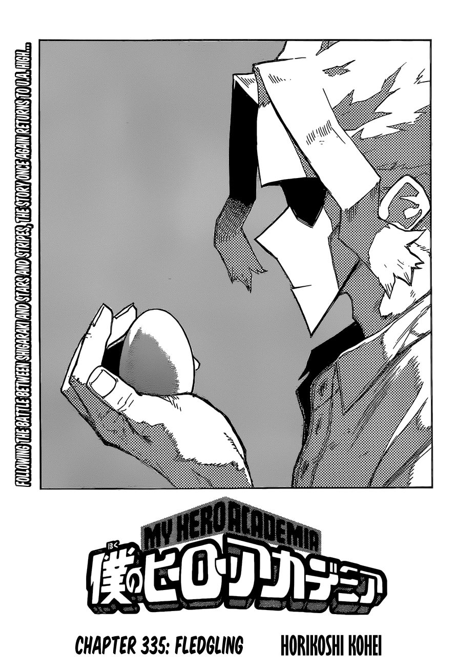 Boku No Hero Academia Chapter 335 page 2 - 