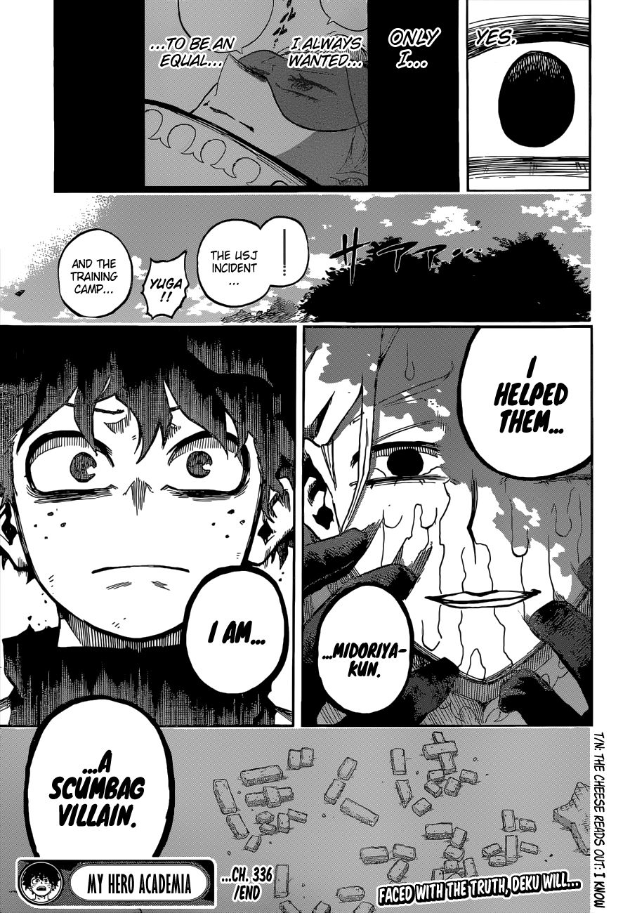 Boku No Hero Academia Chapter 336 page 17 - 
