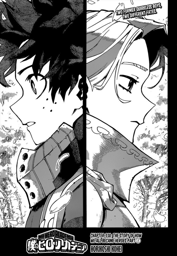 Boku No Hero Academia Chapter 338 page 1 - 