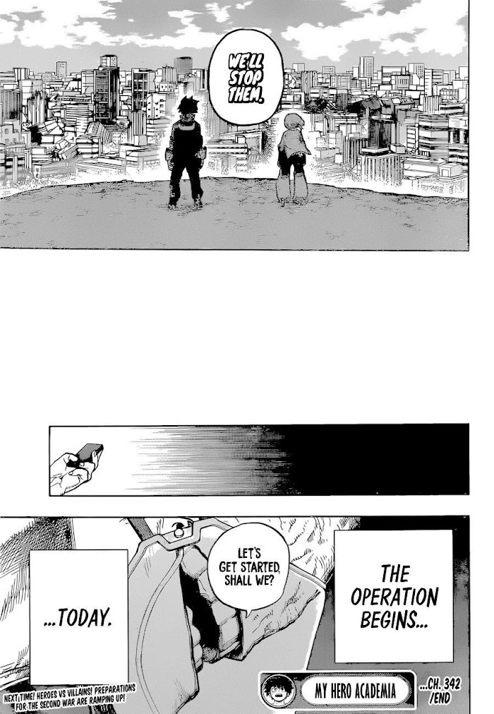 Boku No Hero Academia Chapter 342 page 18 - 