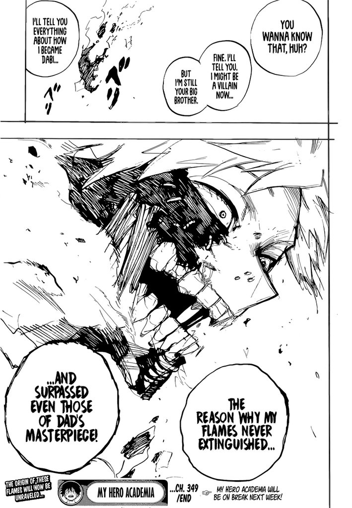 Boku No Hero Academia Chapter 349 page 15 - 