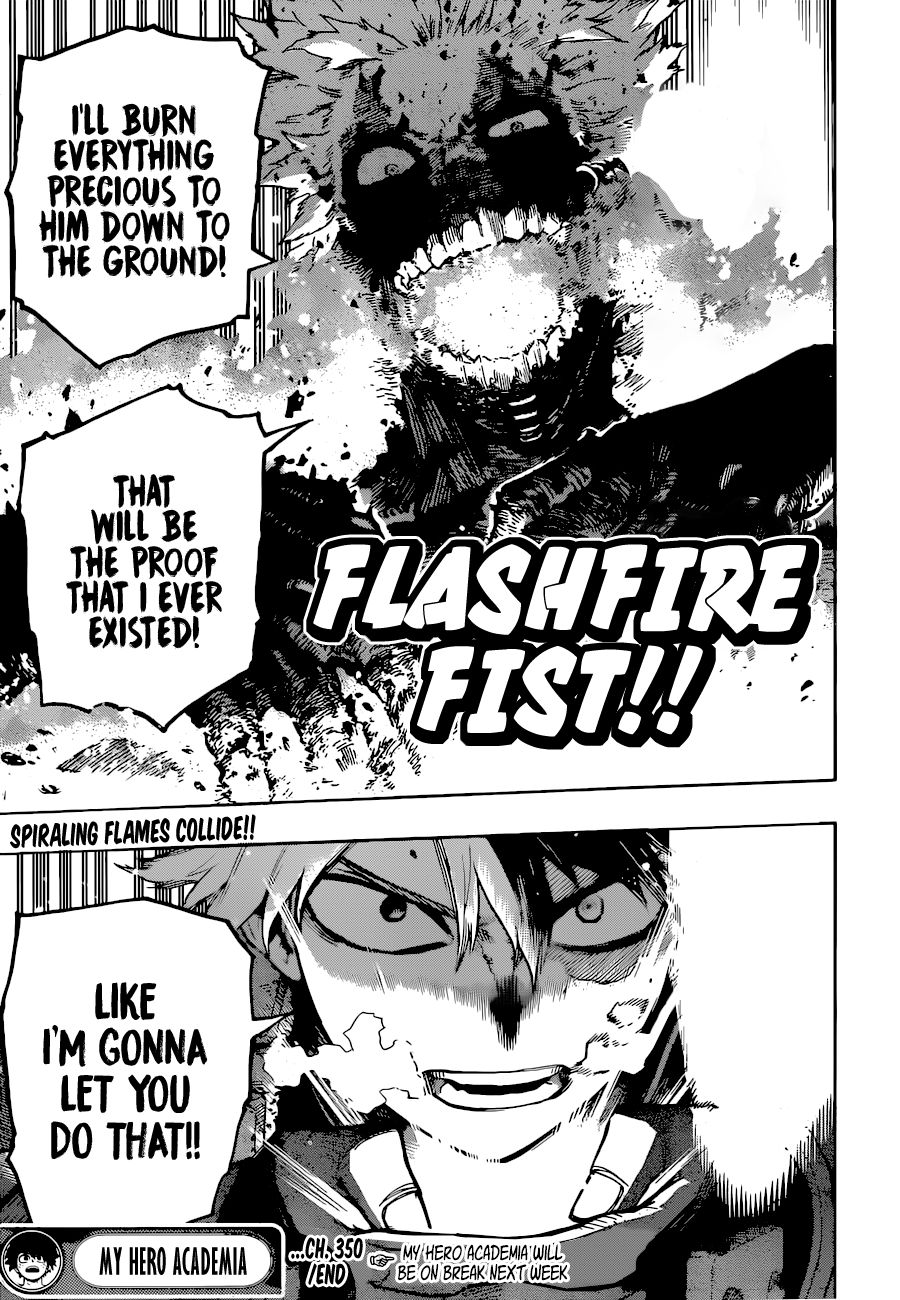 Boku No Hero Academia Chapter 350 page 18 - 
