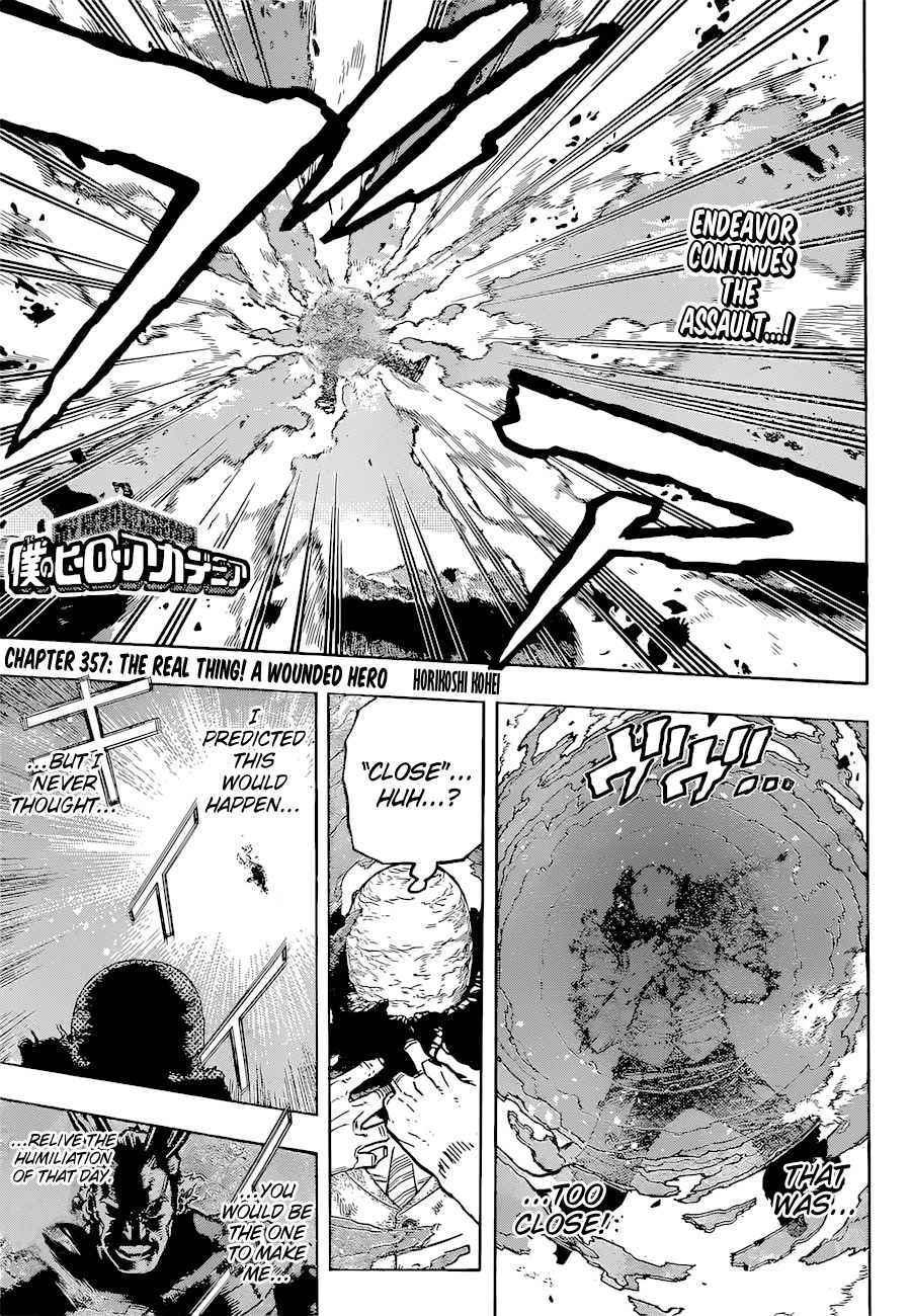 Boku No Hero Academia Chapter 357 page 2 - 