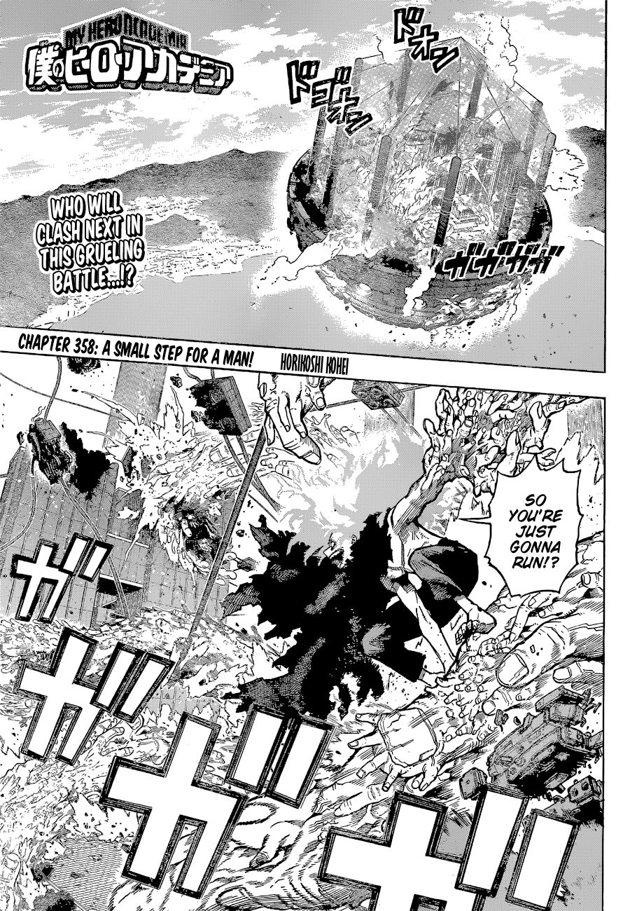 Boku No Hero Academia Chapter 358 page 1 - 