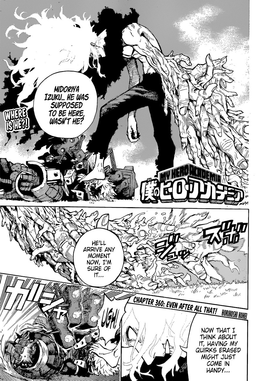 Boku No Hero Academia Chapter 360 page 2 - 