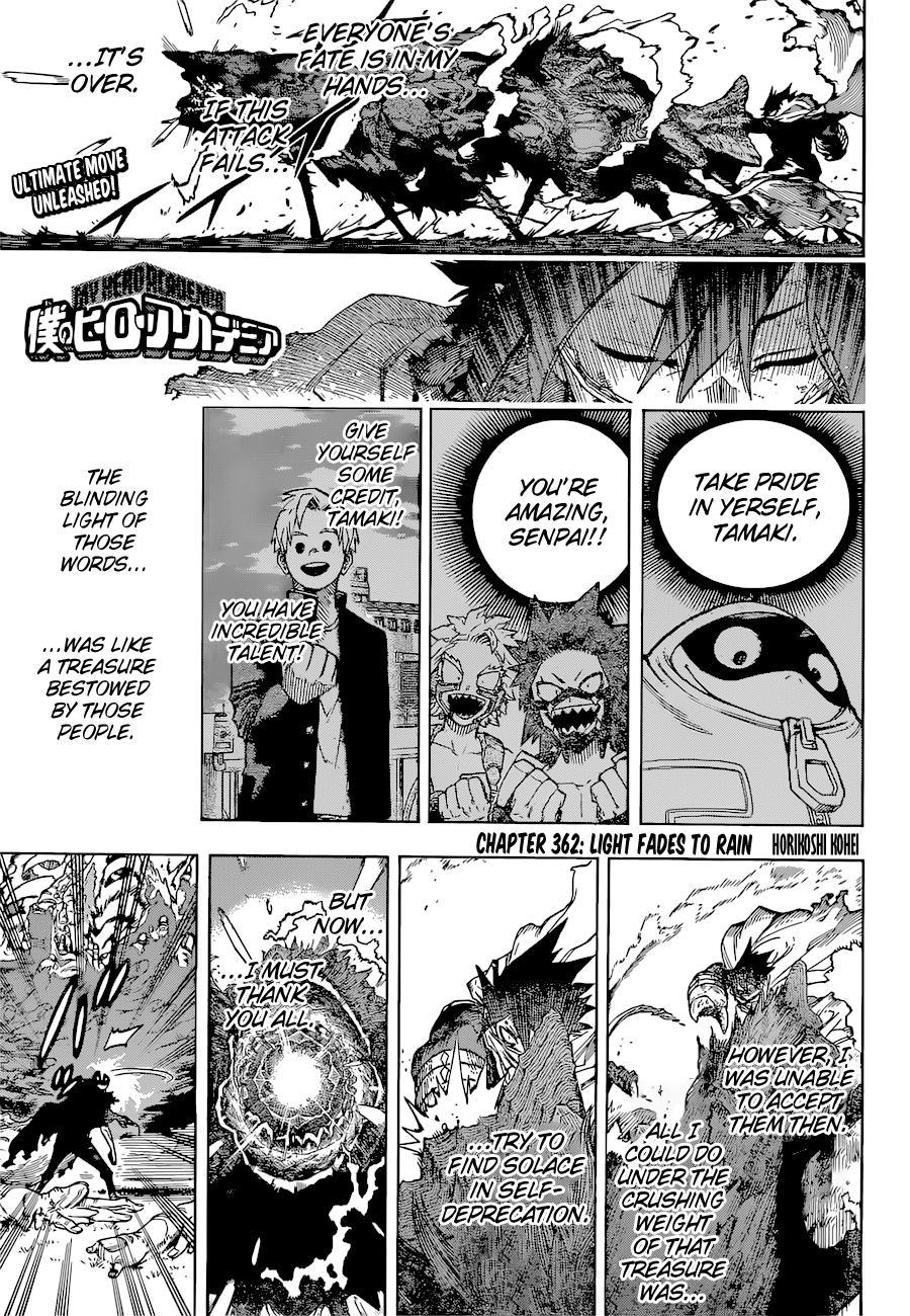 Boku No Hero Academia Chapter 362 page 1 - 