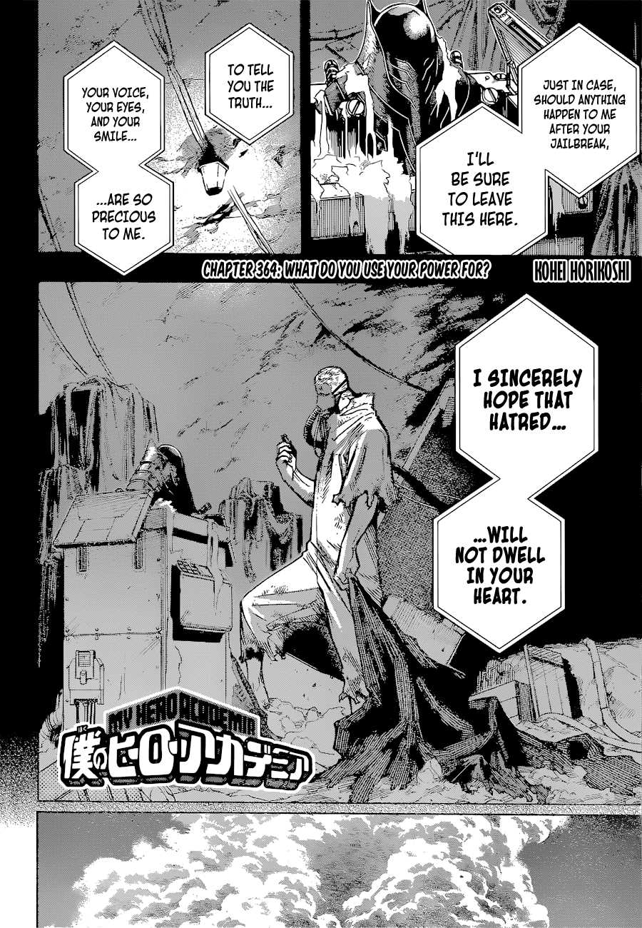 Boku No Hero Academia Chapter 364 page 3 - 