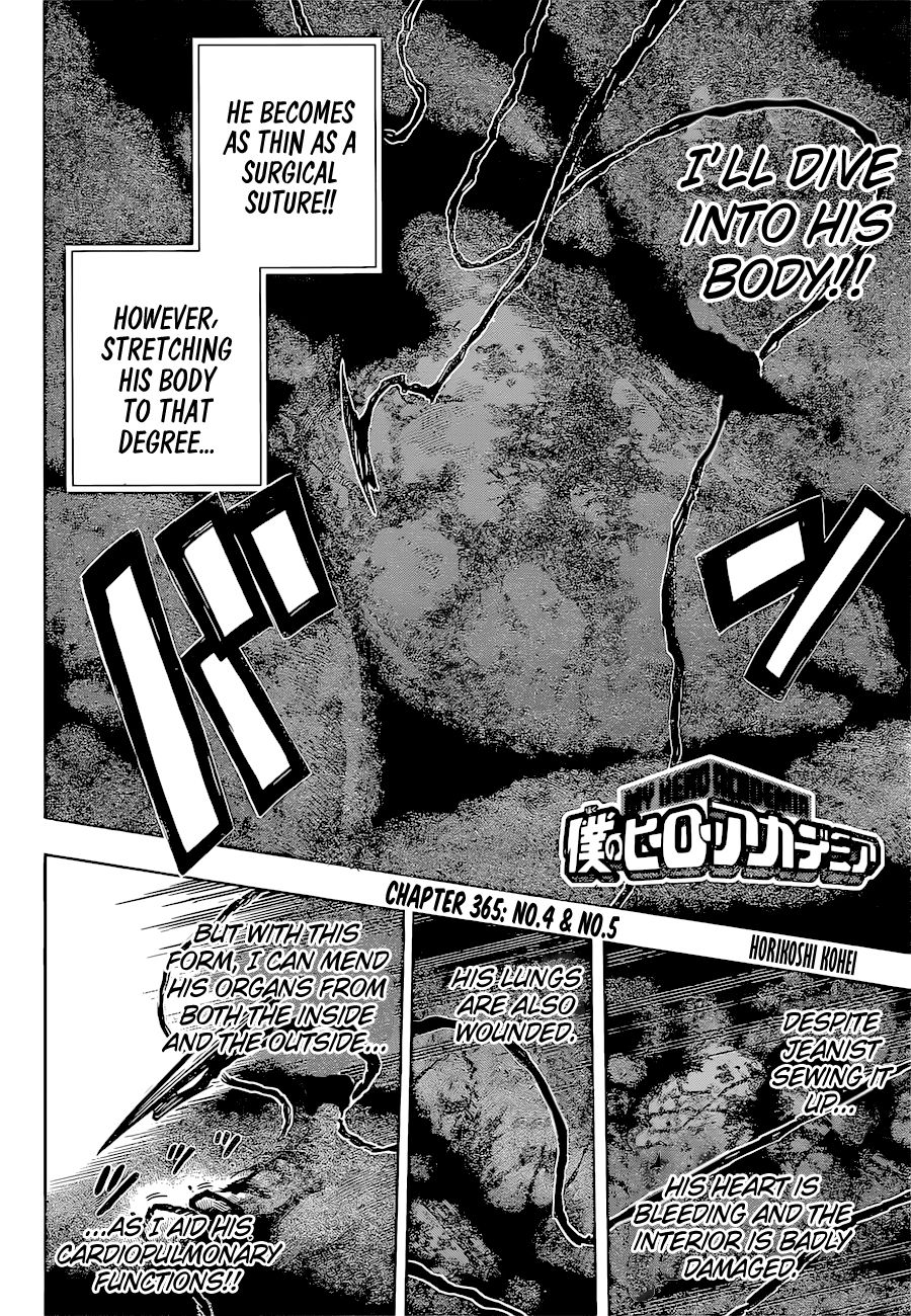 Boku No Hero Academia Chapter 365 page 2 - 