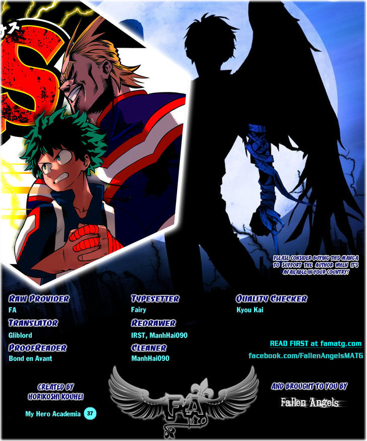 Boku No Hero Academia Chapter 37 page 1 - 