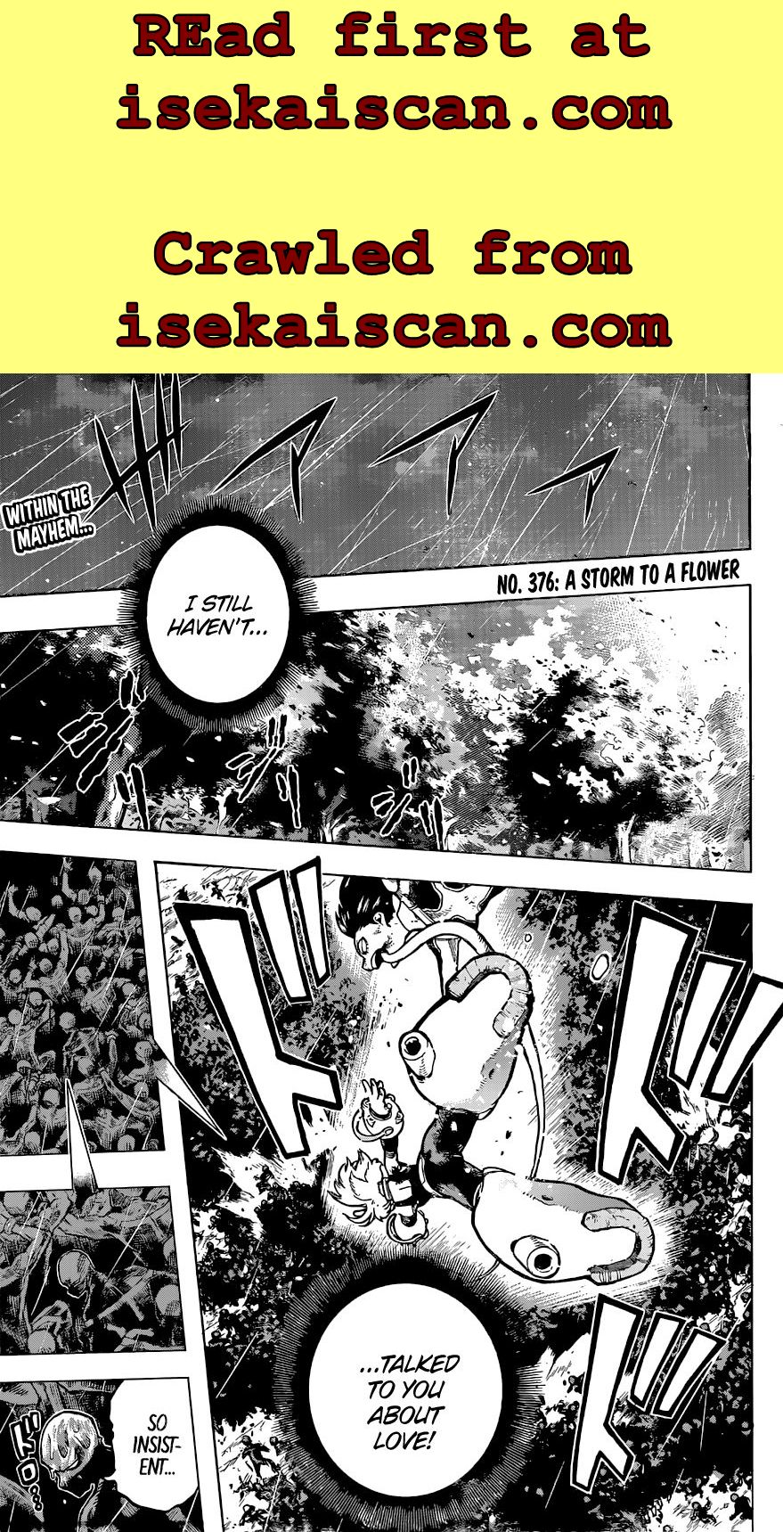 Boku No Hero Academia Chapter 376 page 3 - 