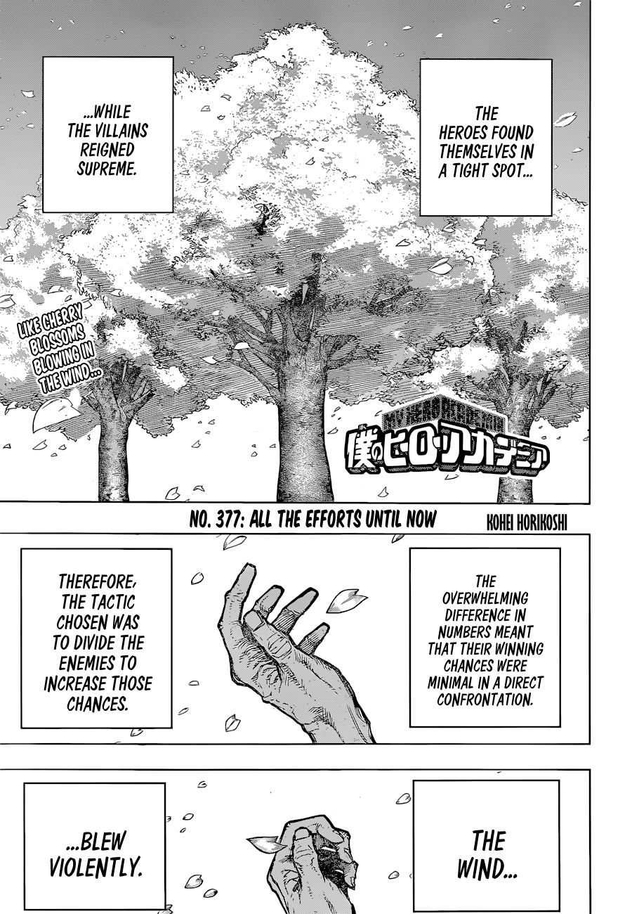 Boku No Hero Academia Chapter 377 page 2 - 