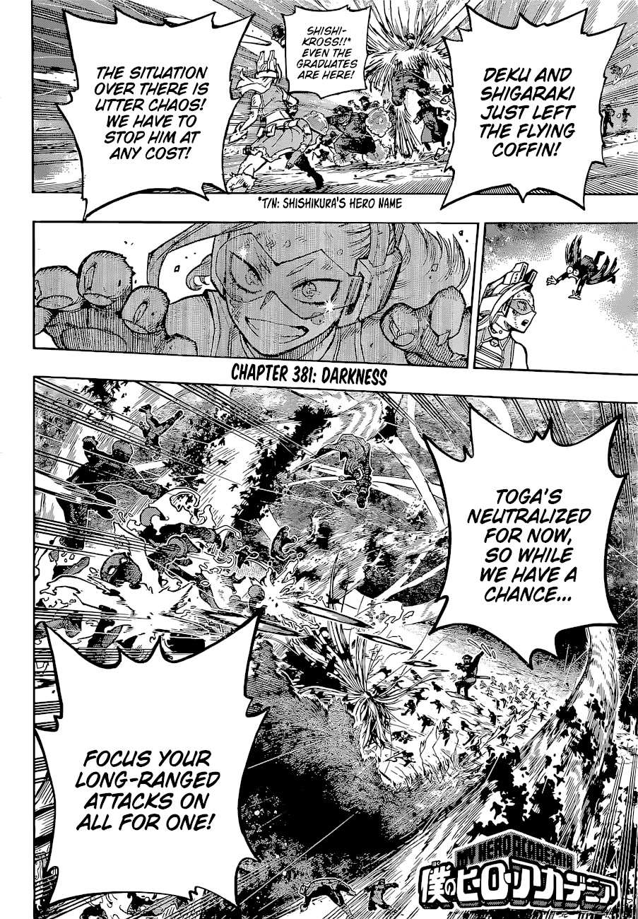 Boku No Hero Academia Chapter 381 page 3 - 
