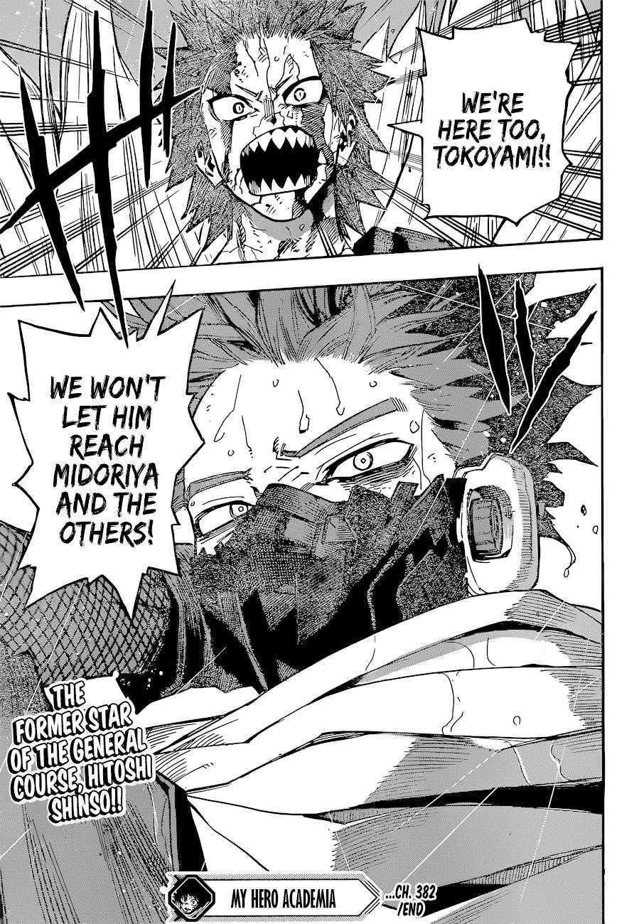 Boku No Hero Academia Chapter 382 page 14 - 